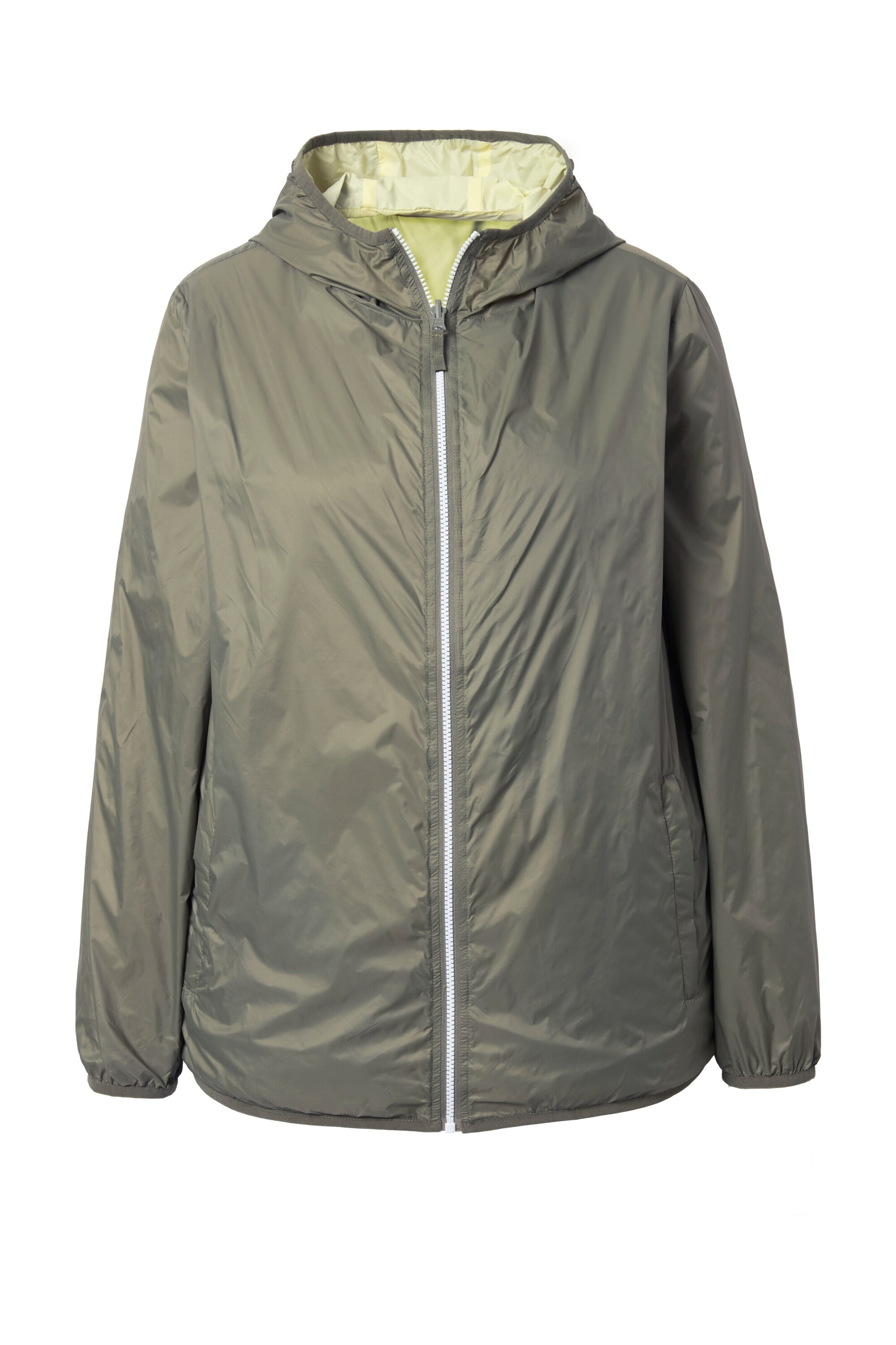 Ulla Popken Tussenjas in Groen: voorkant