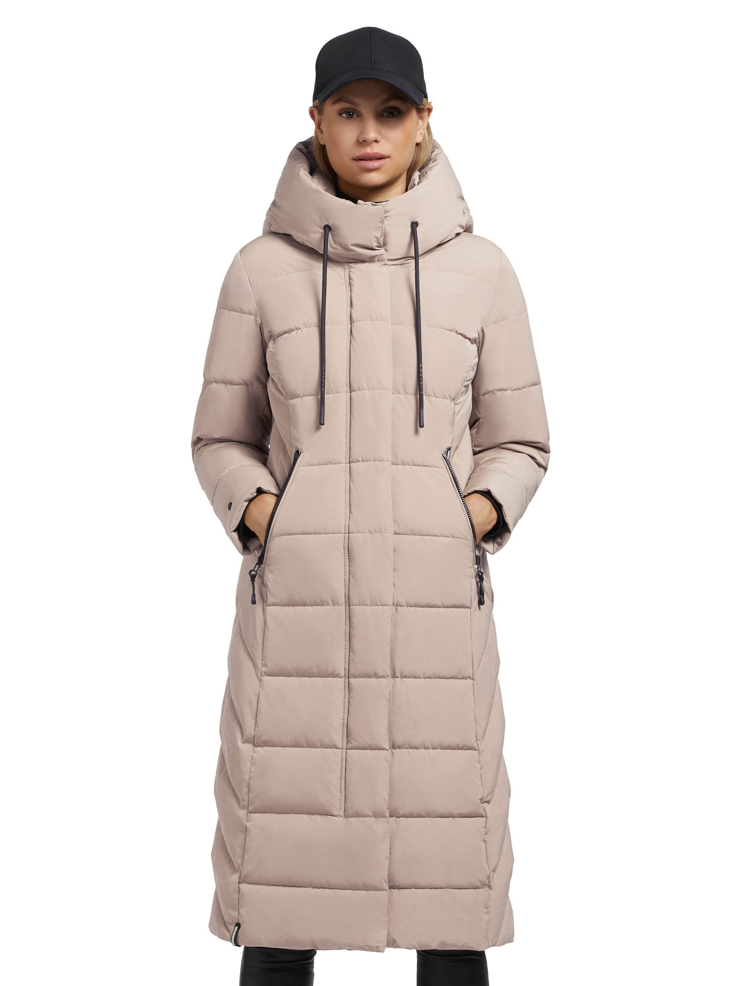 khujo Зимнее пальто 'Tynse' в Бежевый: спереди