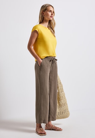 Wide Leg Pantalon STREET ONE en marron