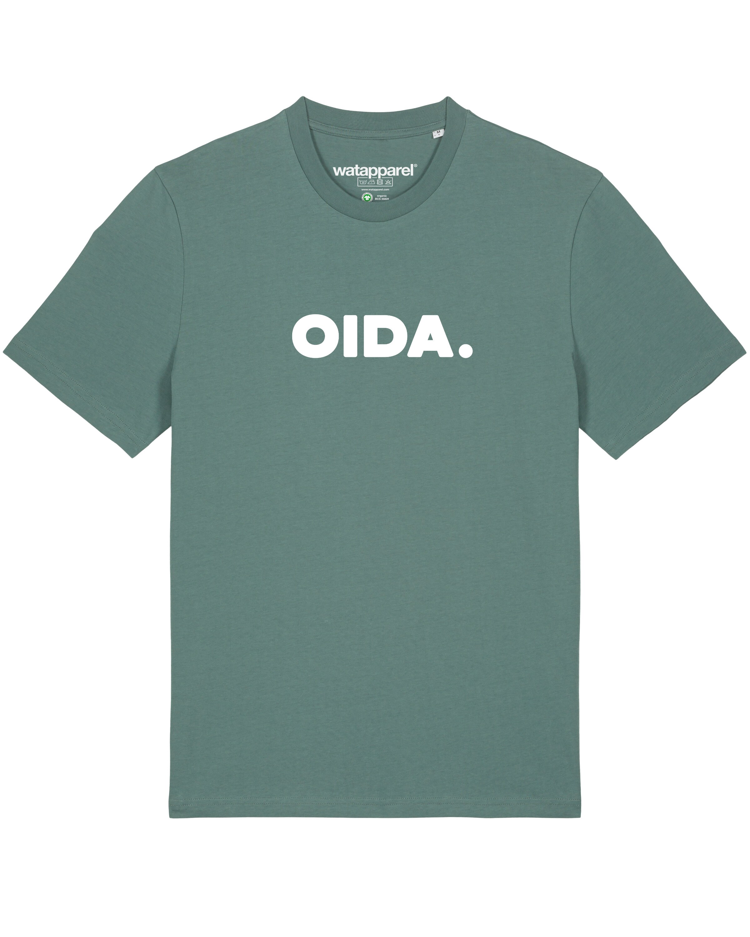T-Shirt ' Oida ' Watapparel en vert : devant