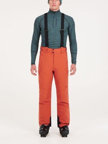 Regular Pantalon de sport 'OWENS' PROTEST en orange : devant