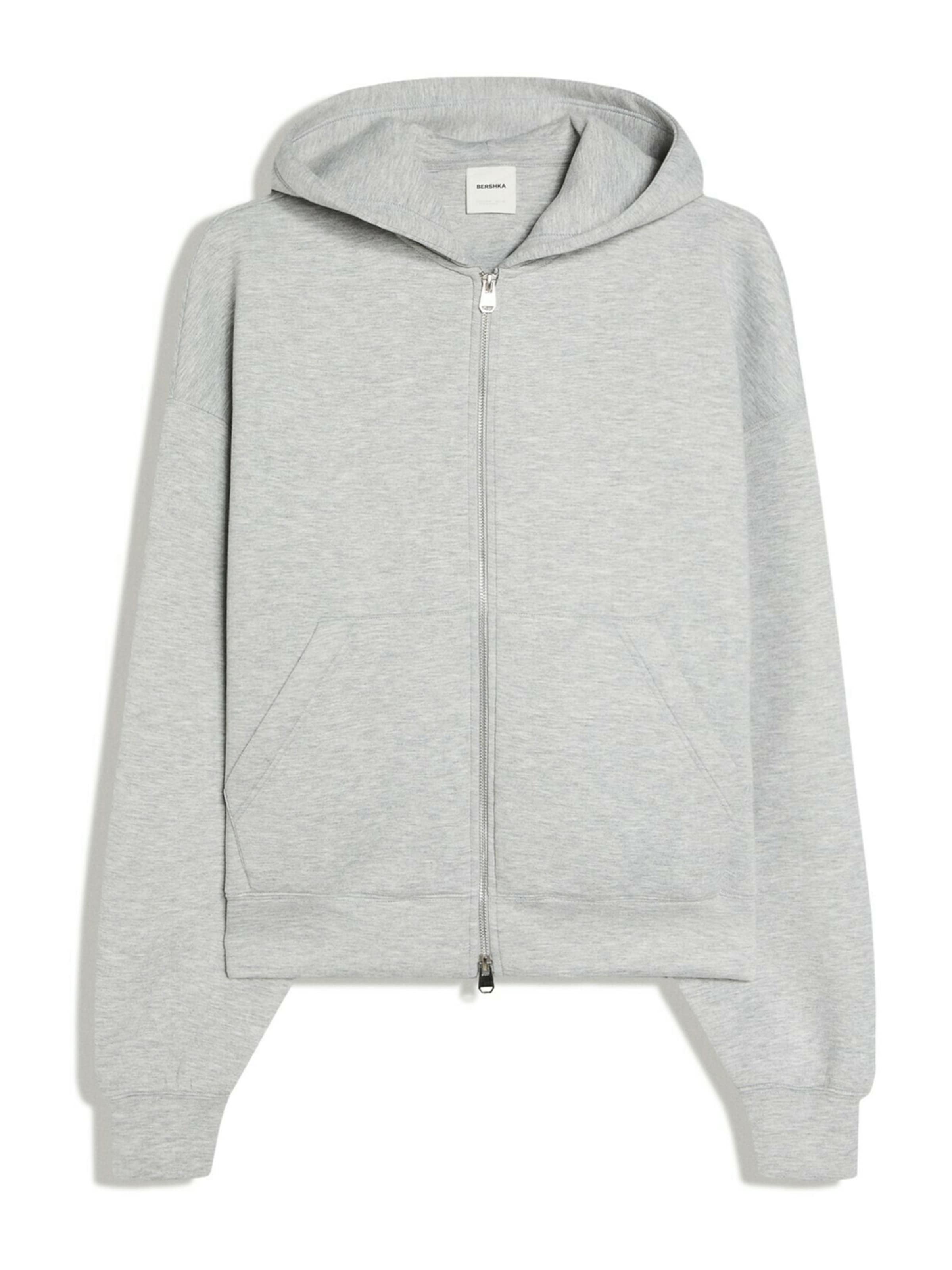 Bershka Sweatjakke i grå: forside