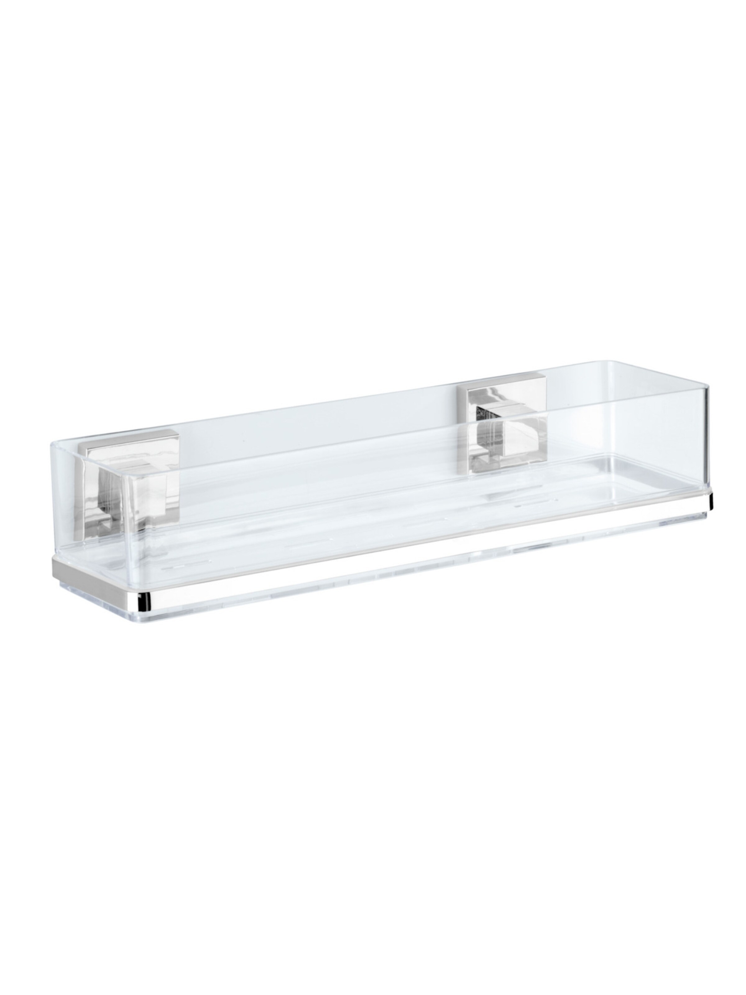 Wenko Shower Accessories 'Vacuum-Loc® Quadro' in Transparent: front