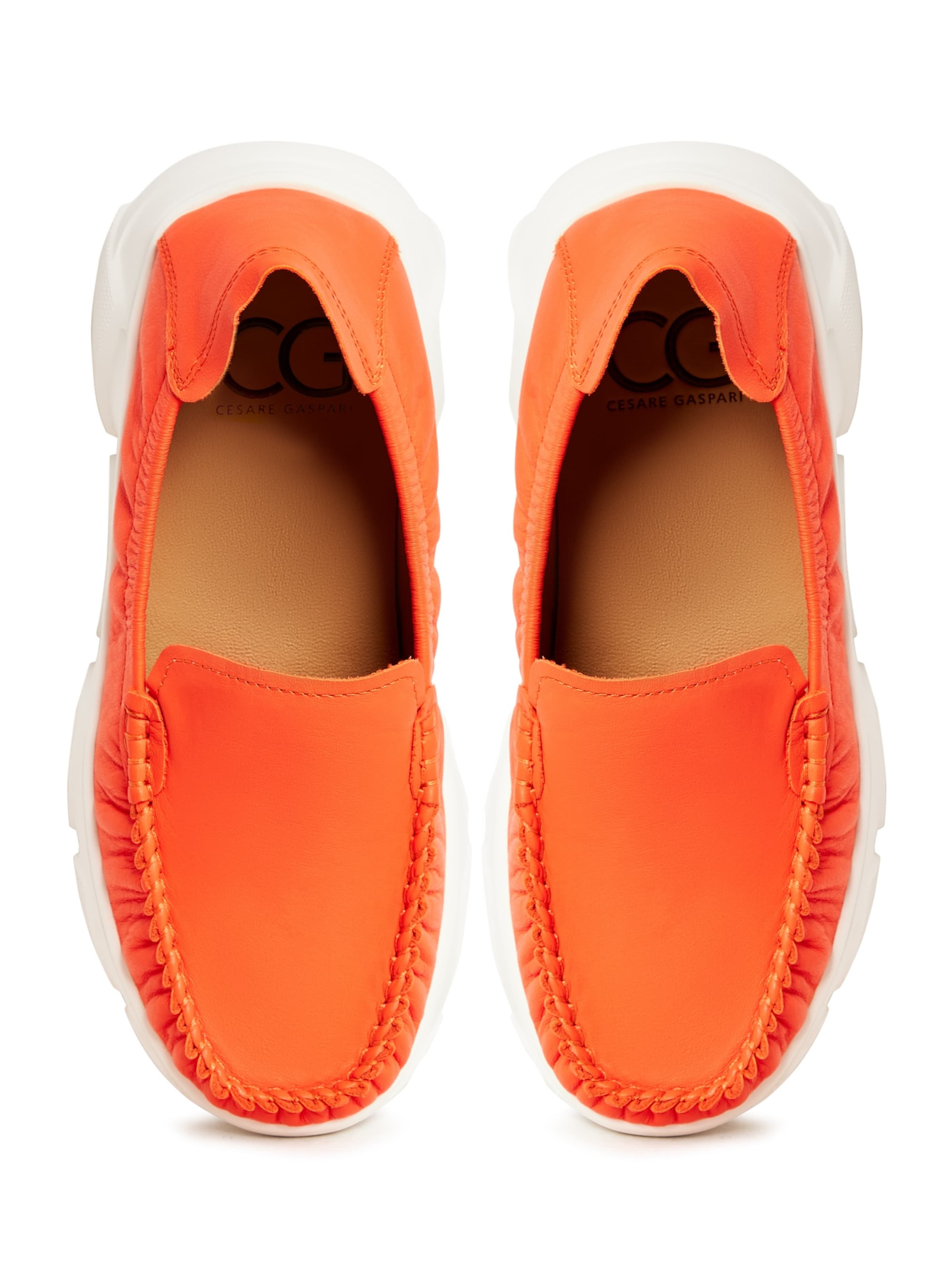 CESARE GASPARI Moccasin in Orange