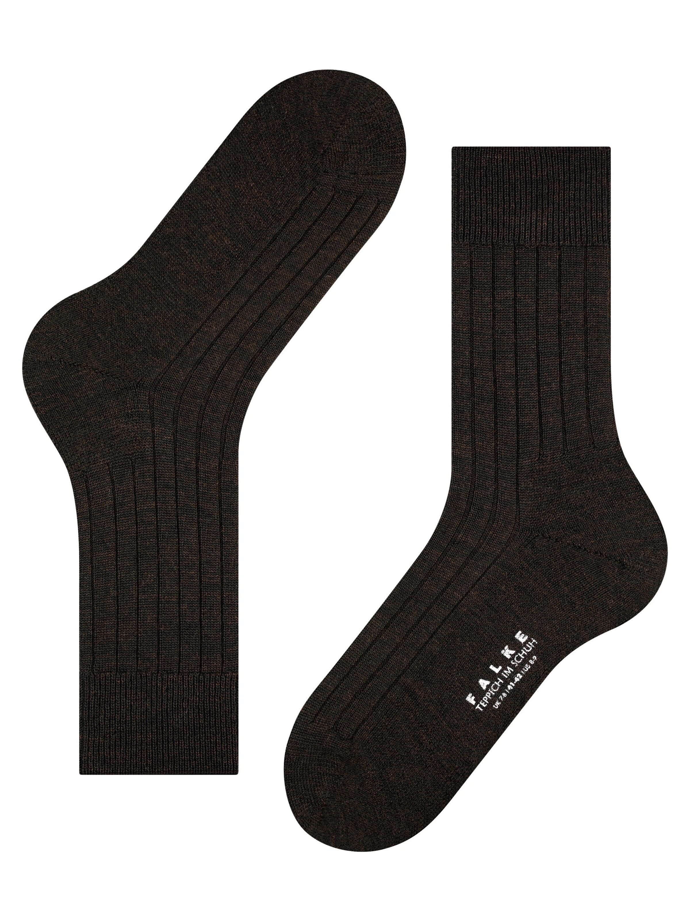 FALKE Socks 'Teppich im Schuh' in Brown: front