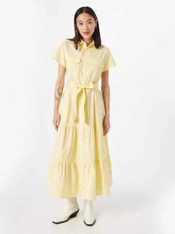 Robe-chemise Polo Ralph Lauren en jaune : devant