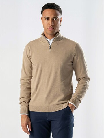 TEESHOPPEN Sweater ' Pullover ' in Beige: front