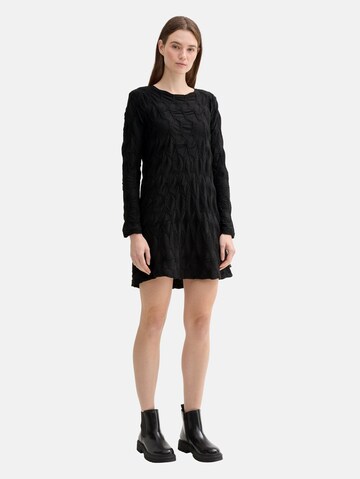 TOM TAILOR DENIM Kleid in Schwarz