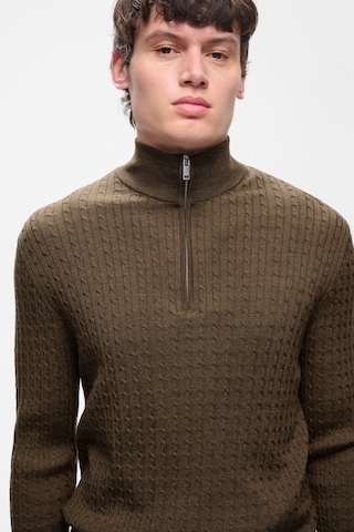Matinique Pullover 'MAmason' in Braun