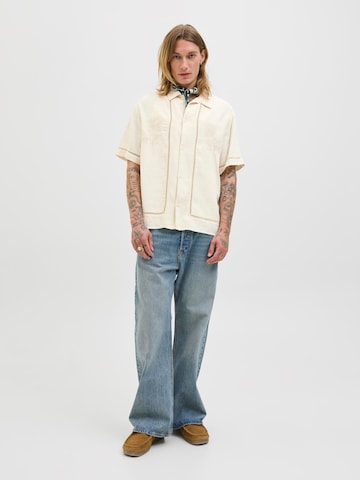 JACK & JONES Comfort Fit Skjorte i hvid