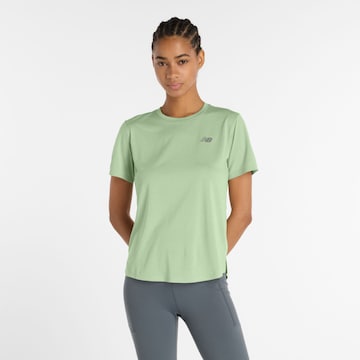 new balance Functioneel shirt 'Athletics' in Groen: voorkant