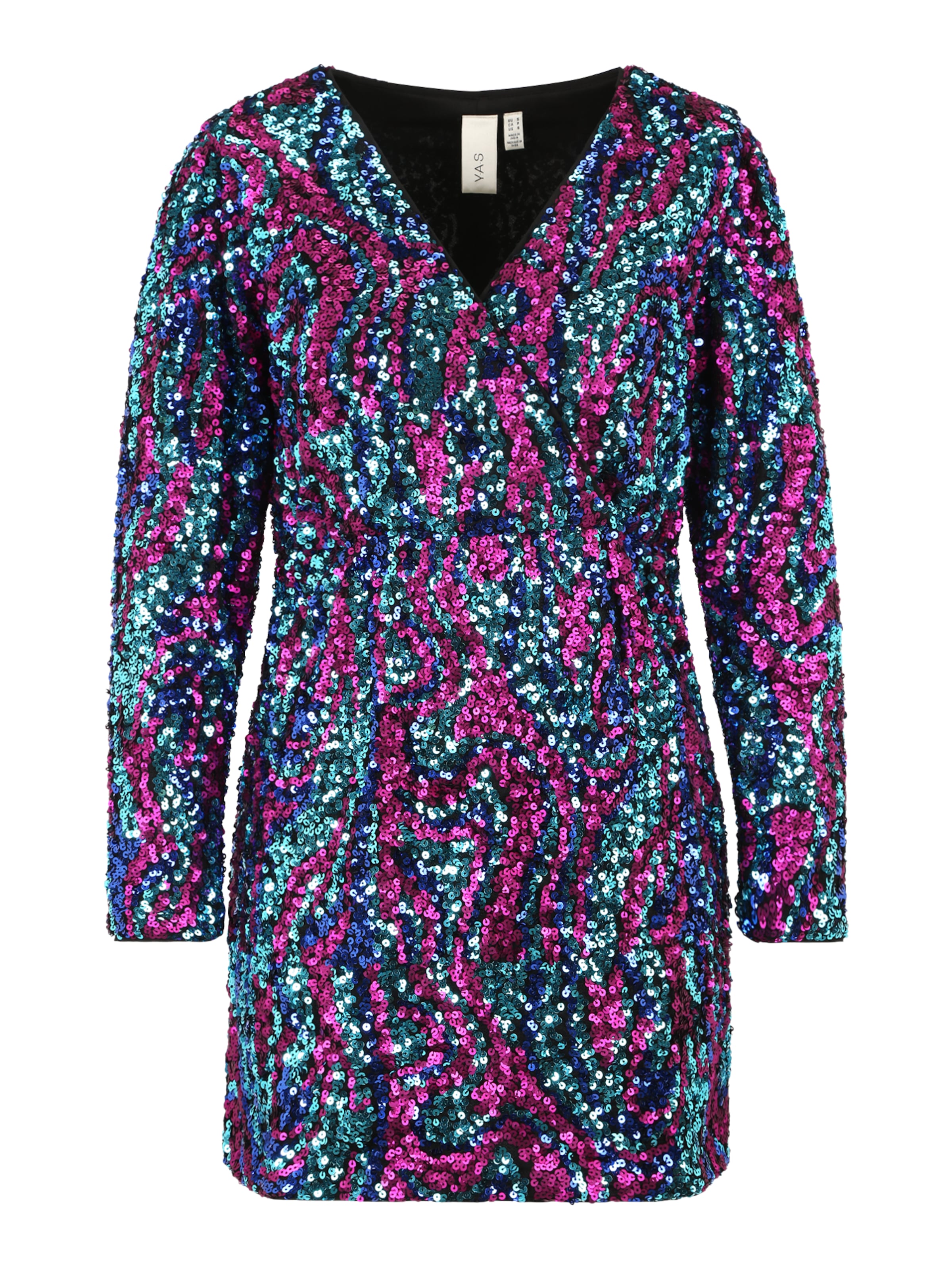 Abito da cocktail 'FLUA' di YAS Petite in nero: frontale