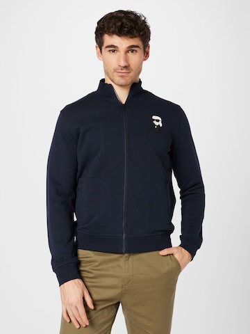 Karl Lagerfeld Sweat jacket in Blue: front