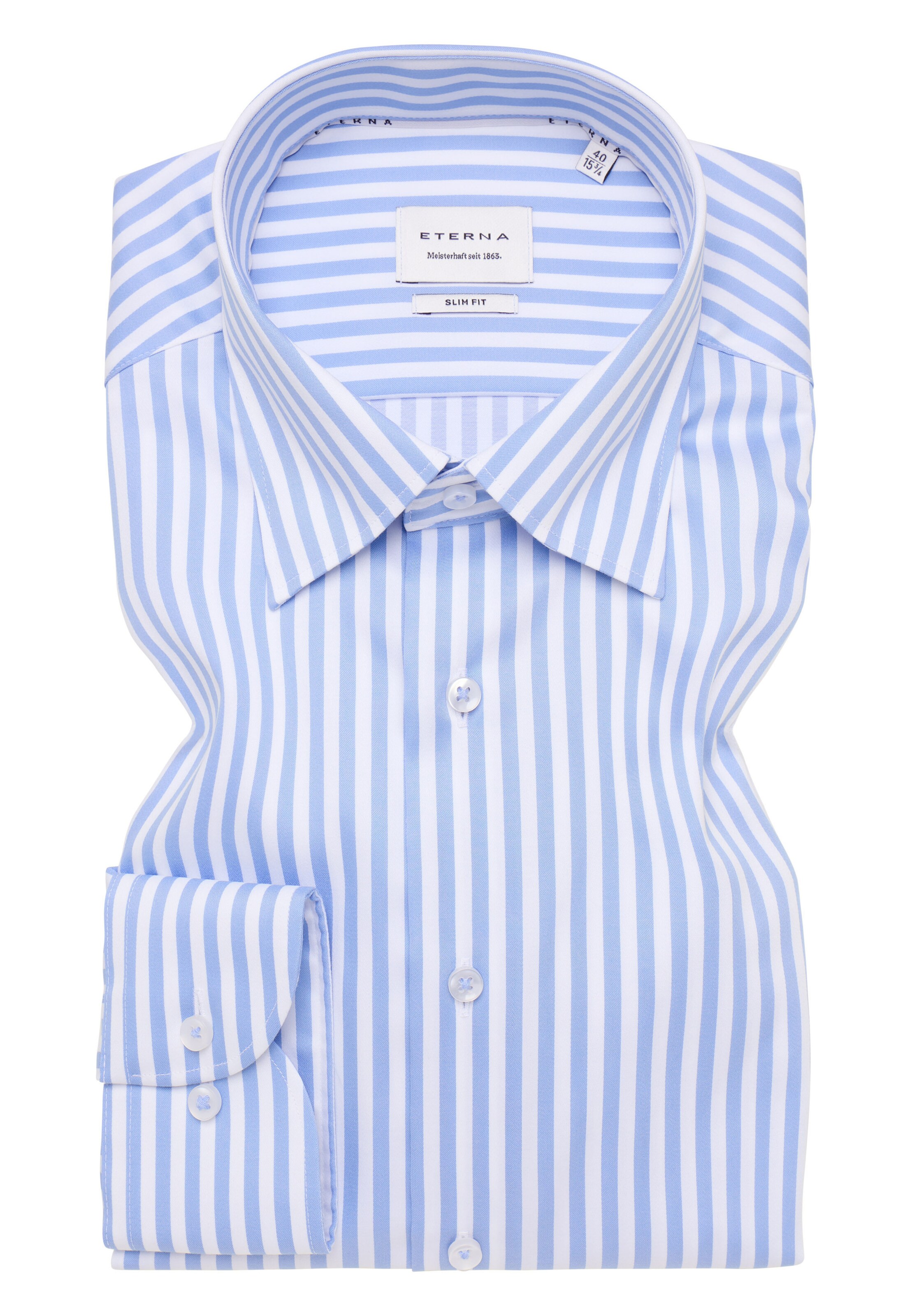 ETERNA Slim fit Business Shirt in Blue