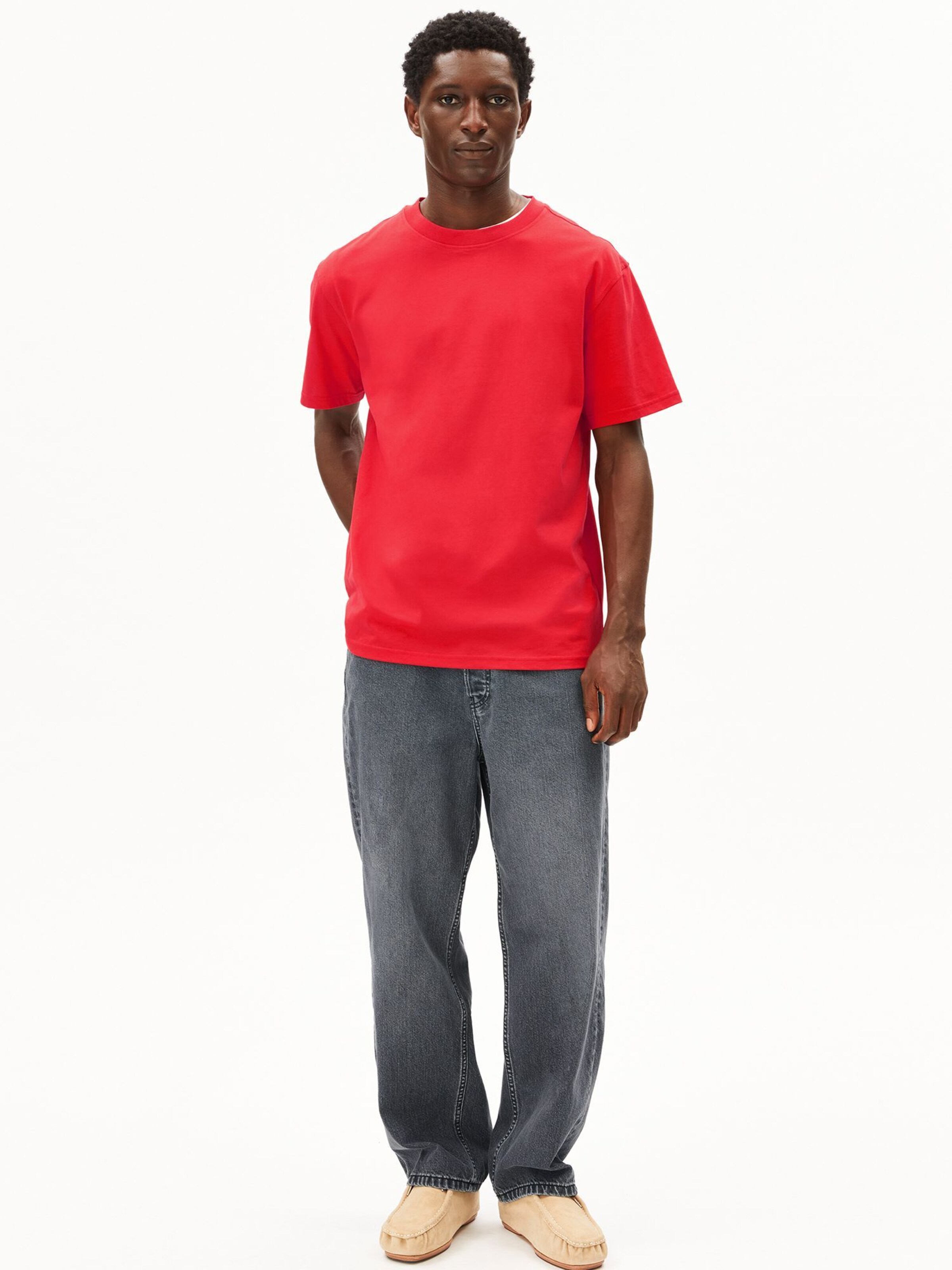 ARMEDANGELS T-Shirt in Rot: Vorderseite