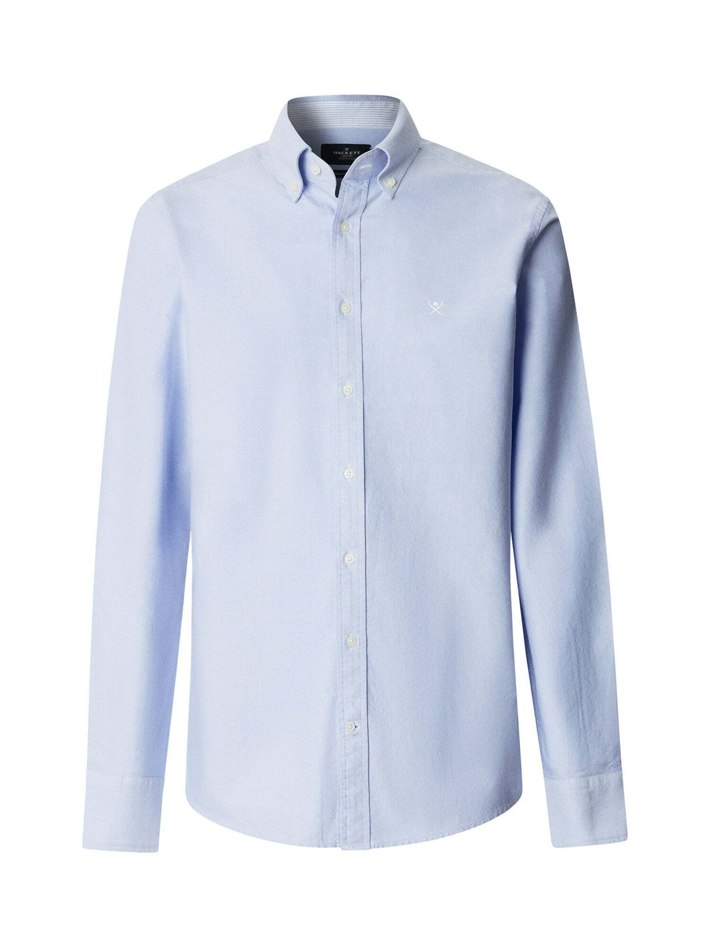 Hackett London Regular Fit Hemd 'Heritage' in Blau: Vorderseite