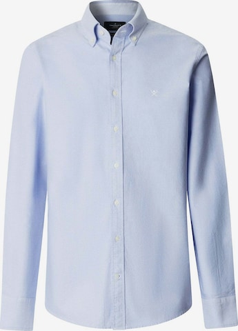 Hackett London Regular Fit Hemd 'Heritage' in Blau: Vorderseite