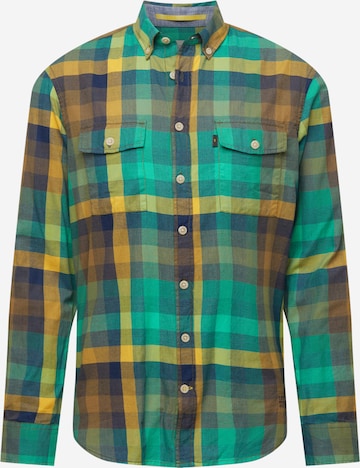 CAMEL ACTIVE Regular fit Button Up Shirt in Green: front