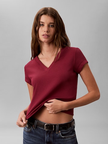 T-shirt Calvin Klein Jeans en rouge