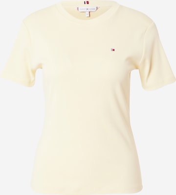 TOMMY HILFIGER T-shirt 'Cody' i gul: framsida