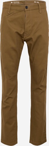 Slimfit Pantaloni eleganți 'Bronson 2.0' de la G-Star RAW pe verde: față