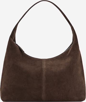 MANGO Shoulder Bag 'Curro' in Brown: front