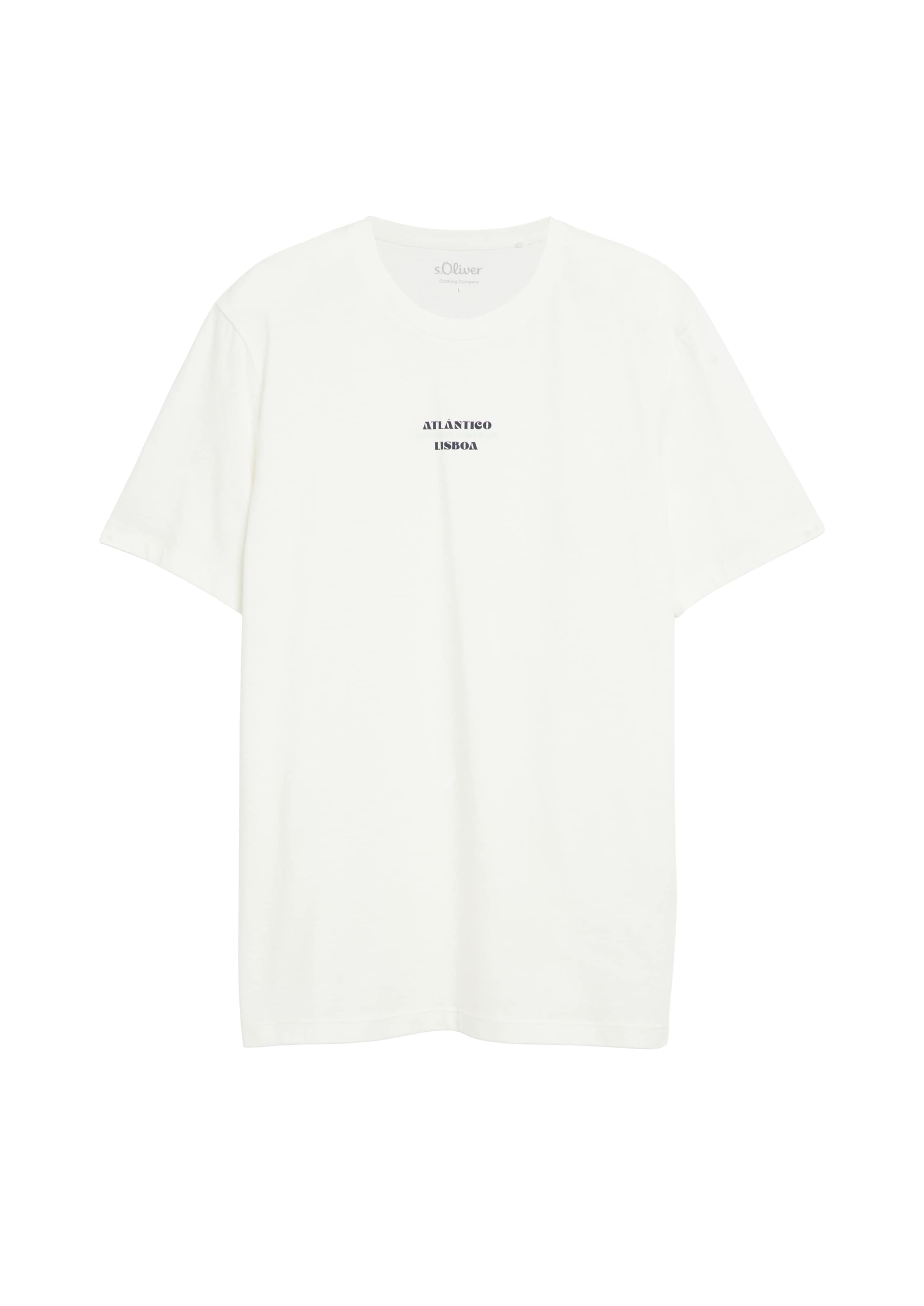 s.Oliver T-Shirt in Beige: Vorderseite
