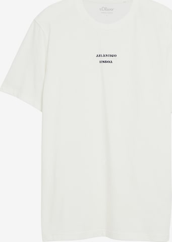 s.Oliver T-Shirt in Beige: Vorderseite