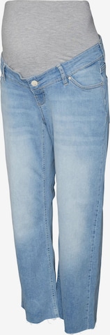 MAMALICIOUS Wide leg Jeans 'Troya' in Blue: front