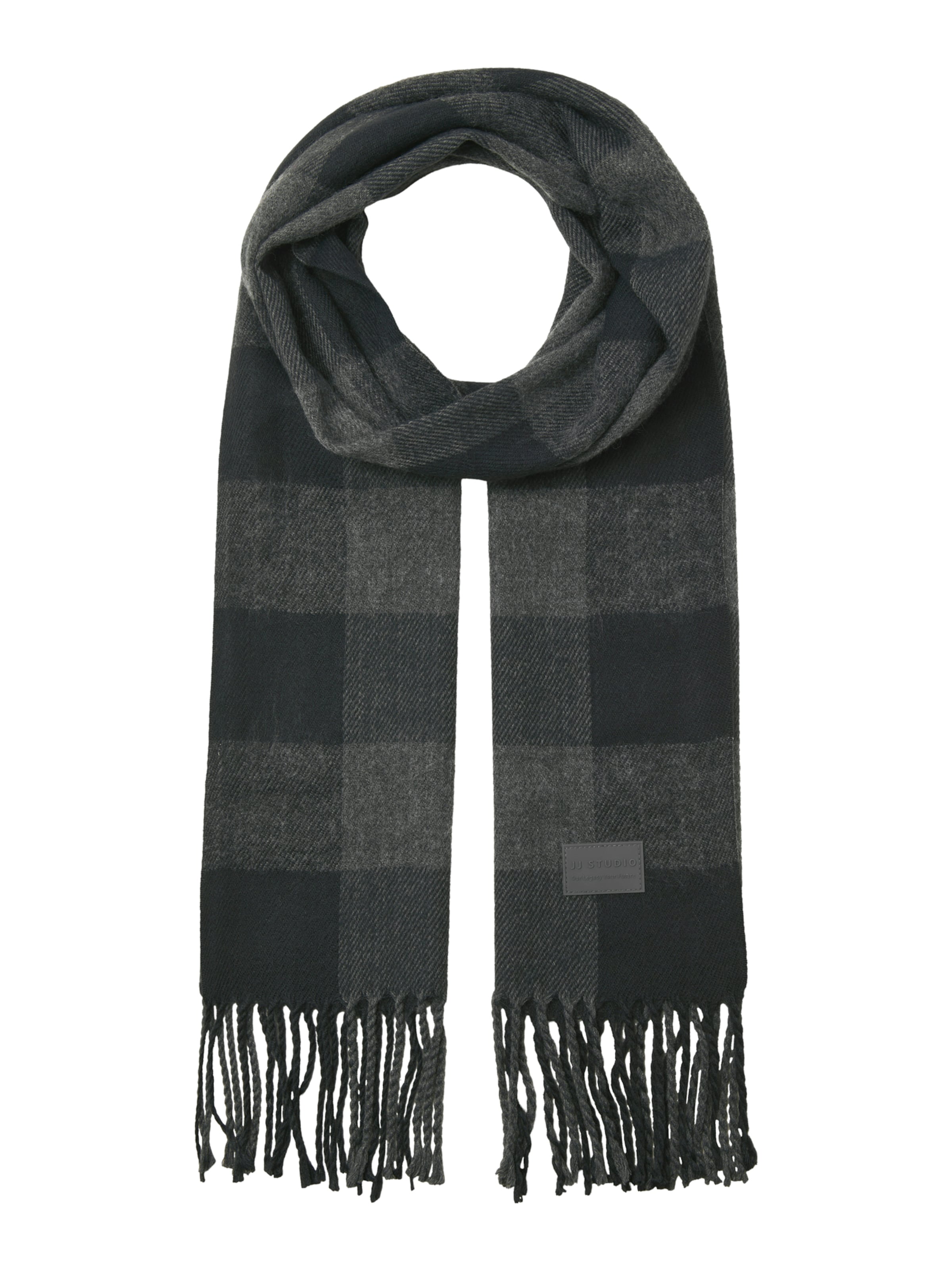 Fular 'JACHAKKAI' de la JACK & JONES pe negru: față