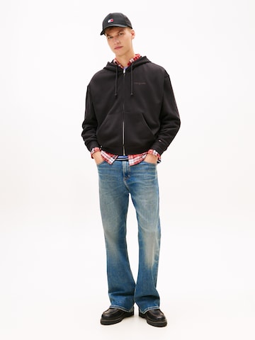 Tommy Jeans - Casaco em moletão em preto