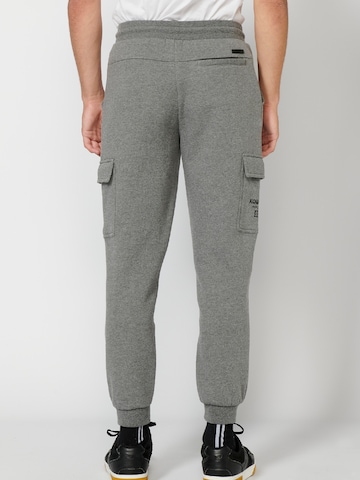 KOROSHI Tapered Cargo trousers in Grey