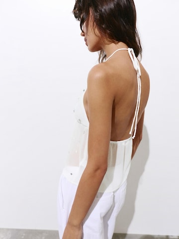 Pull&Bear Top in Weiß
