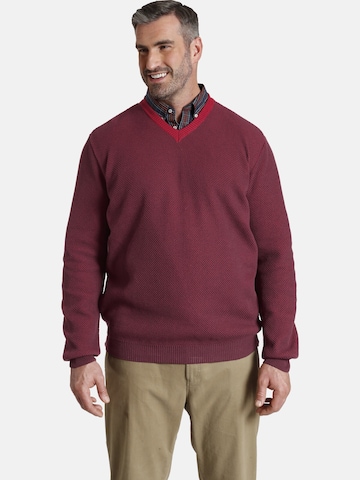 Charles Colby Pullover 'Earl Shane' in Rot: predná strana