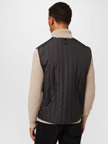 DEDICATED. Bodywarmer 'Quilted' in Zwart