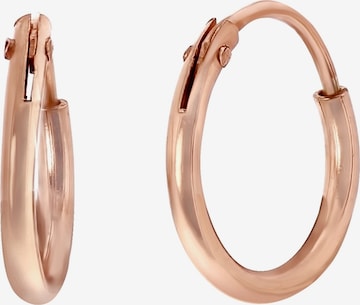 Lucardi Ohrringe in Gold: Vorderseite