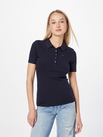 T-shirt TOMMY HILFIGER en bleu : devant