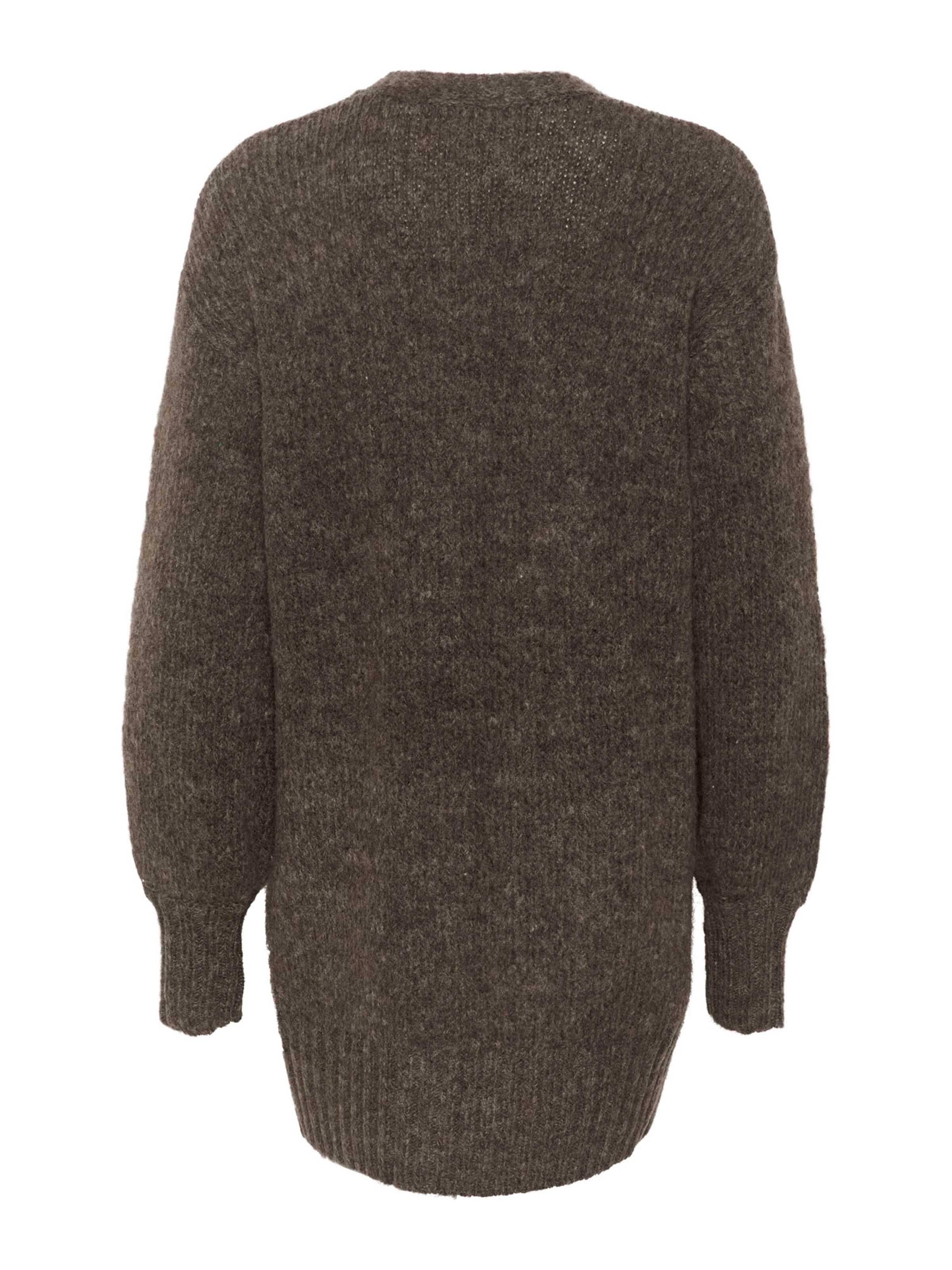 Kaffe Gebreid vest 'Trina' in Bruin