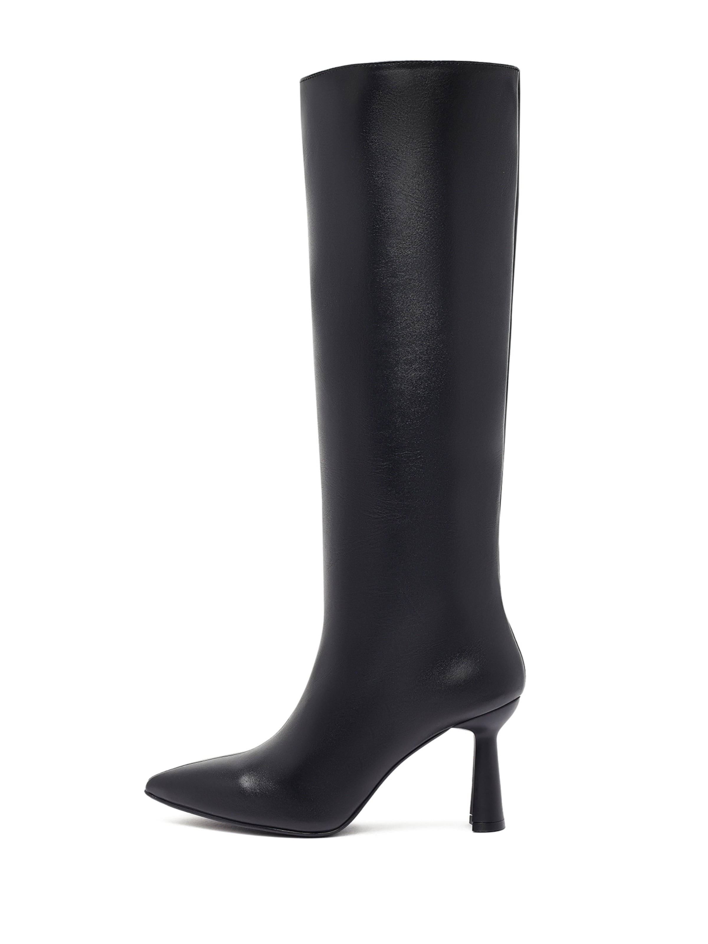 Bottes Derimod en noir : devant