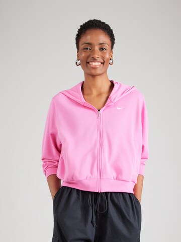 Nike Sportswear Sweatjacke in Pink: Vorderseite