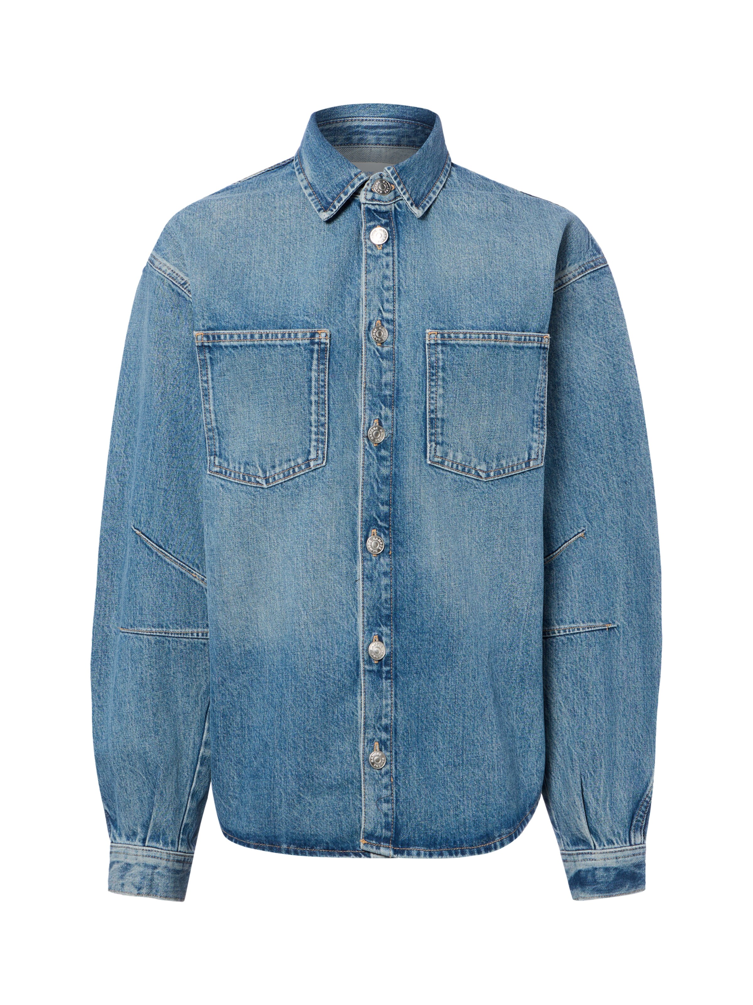 Samsøe Samsøe Blouse 'Saharp' in S in Blue denim, Item view