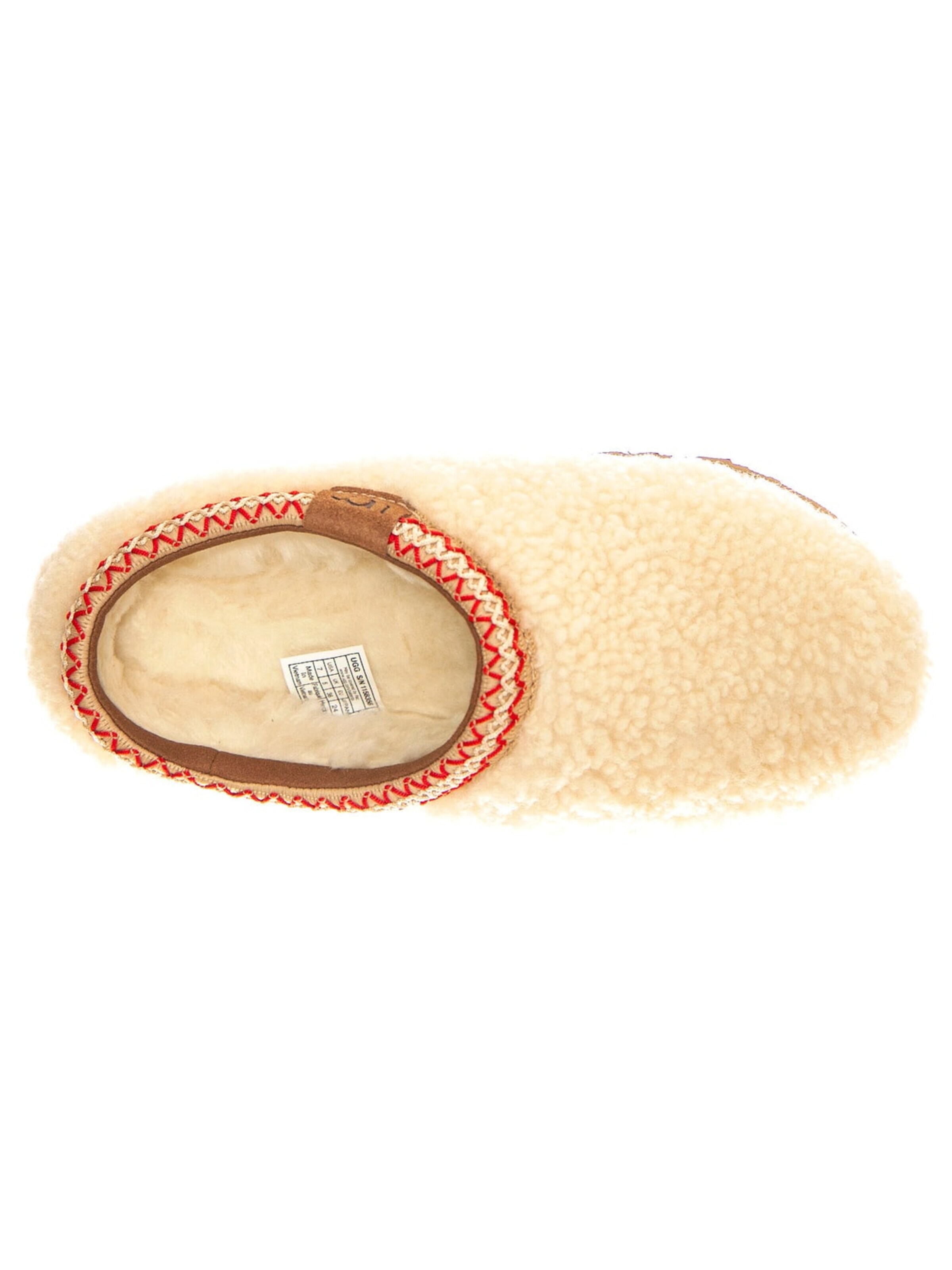 Mule 'W TASMAN MAXI CURLY NATURAL' UGG en blanc