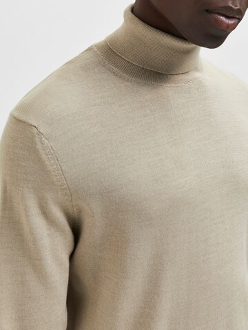 SELECTED HOMME Pullover i beige