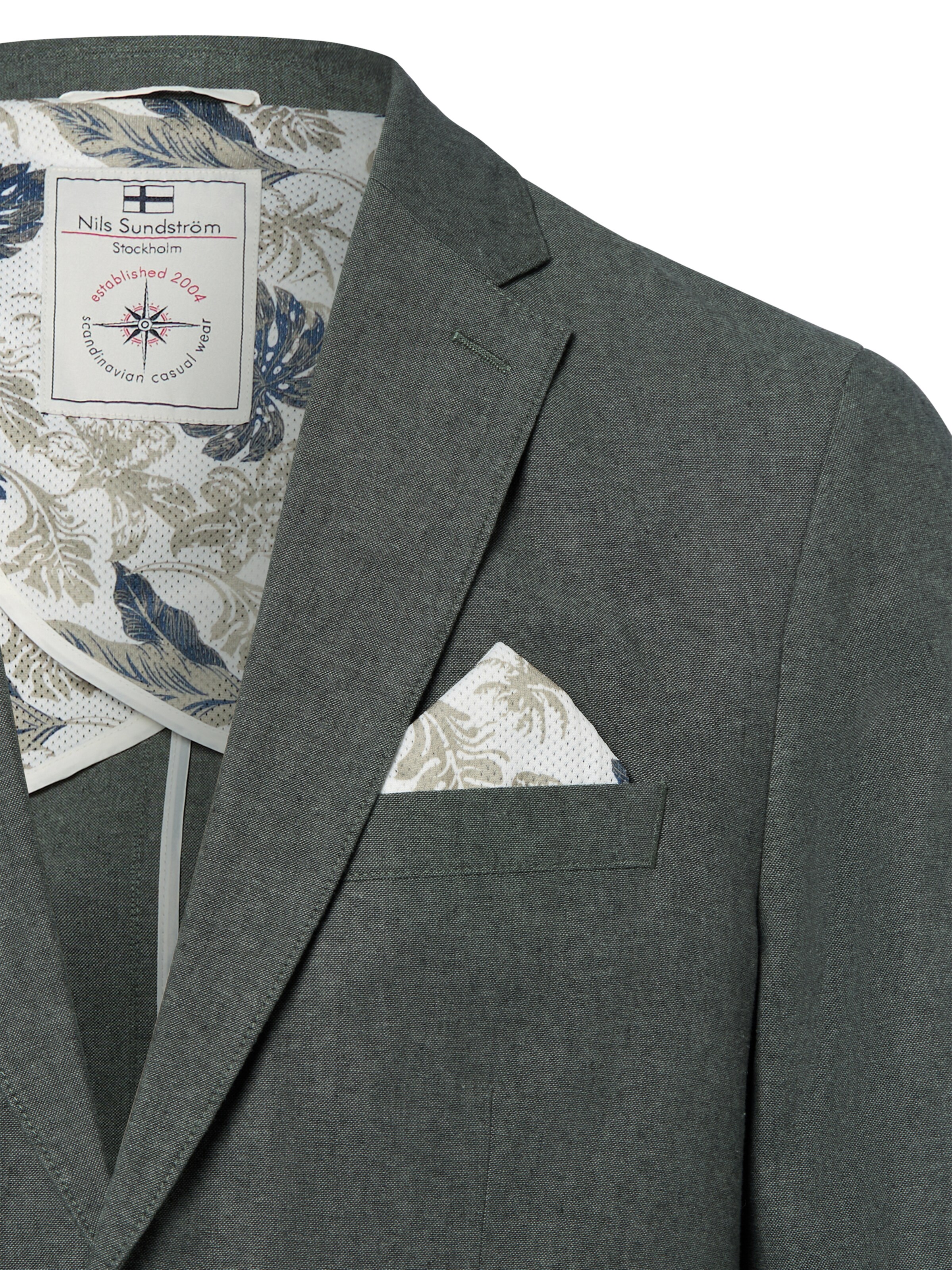 Coupe regular Veste de costume Nils Sundström en vert
