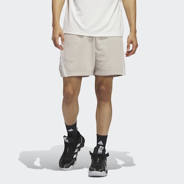 ADIDAS PERFORMANCE Loosefit Sportshorts in Beige