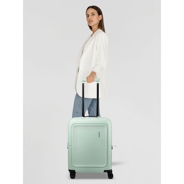 Valisette ' Dashpop Spinner 55 EXP ' American Tourister en vert : devant