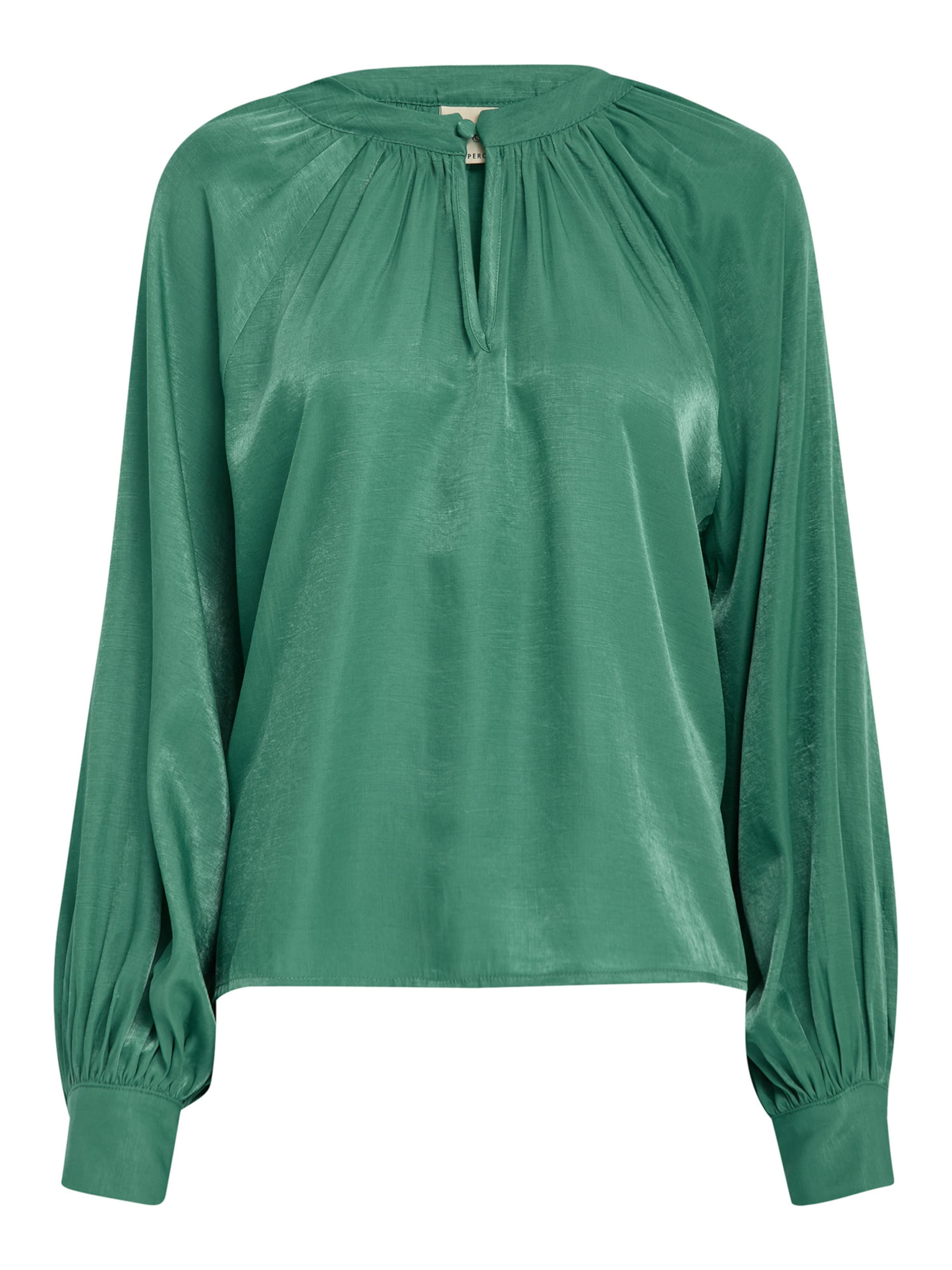 Peppercorn Blouse 'Polianni' in de kleur Smaragd, Productweergave