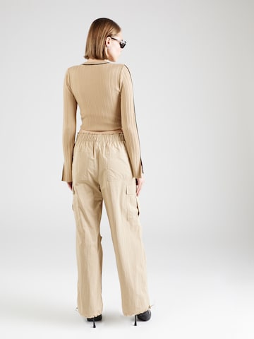 Sisley Loose fit Cargo Pants in Brown