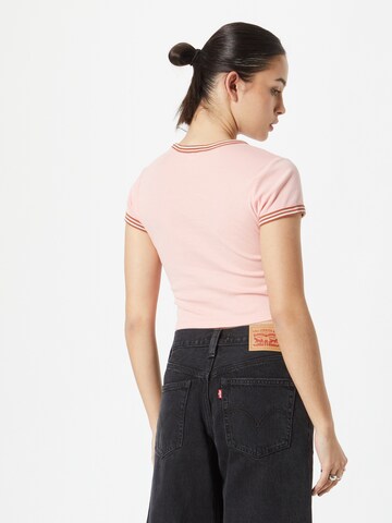 Maglietta 'Graphic Ringer Mini Tee' di LEVI'S ® in rosa