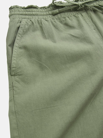Cellbes of Sweden Loosefit Hose aus gewaschener Baumwolle in Grün